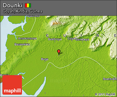 Physical Map of Dounki