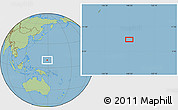 Savanna Style Location Map of the area around 9° 36' 8" N, 148° 49' 29" E