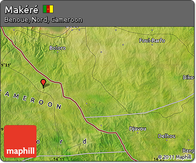 Satellite Map of Makéré