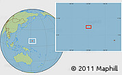Savanna Style Location Map of the area around 9° 36' 8" N, 153° 4' 29" E