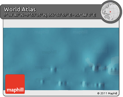 Satellite 3D Map of the Area around 9° 36' 8" N, 157° 19' 29" E