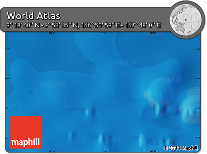 Political Map of the Area around 9° 36' 8" N, 157° 19' 29" E