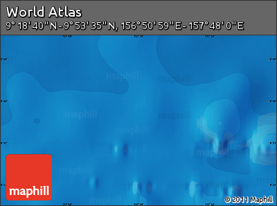 Political Map of the Area around 9° 36' 8" N, 157° 19' 29" E