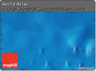 Political Map of the Area around 9° 36' 8" N, 157° 19' 29" E