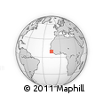 Outline Map of the Area around 9° 36' 8" N, 15° 13' 29" W, rectangular outline