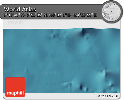 Satellite 3D Map of the Area around 9° 36' 8" N, 164° 7' 30" E