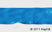 Shaded Relief Panoramic Map of the area around 9° 36' 8" N, 168° 13' 29" W