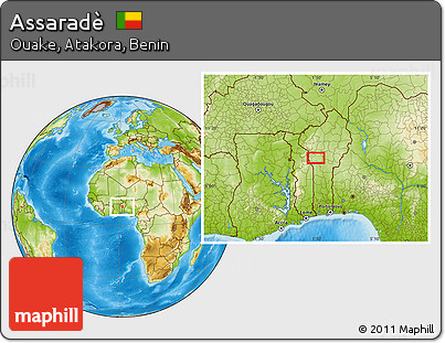 Physical Location Map of Assaradè