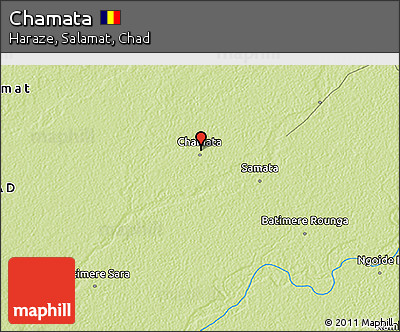 Physical 3D Map of Chamata