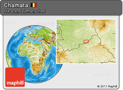 Physical Location Map of Chamata