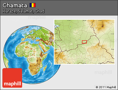 Physical Location Map of Chamata