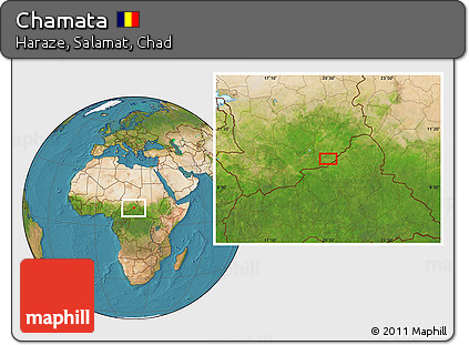 Satellite Location Map of Chamata