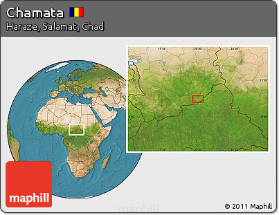 Satellite Location Map of Chamata