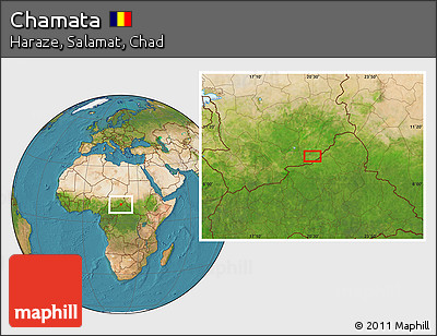 Satellite Location Map of Chamata