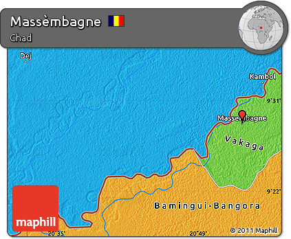 Political Map of Massèmbagne