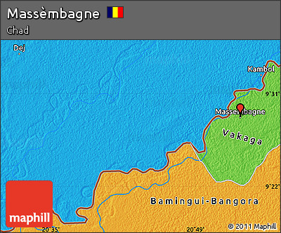 Political Map of Massèmbagne