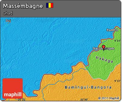 Political Map of Massèmbagne