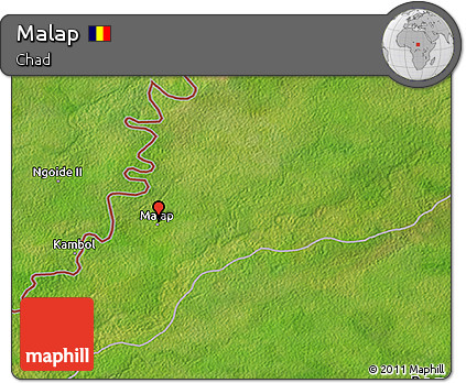 Satellite 3D Map of Malap