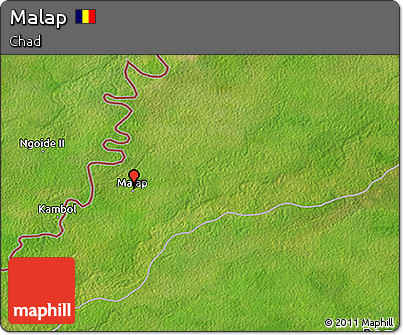 Satellite 3D Map of Malap