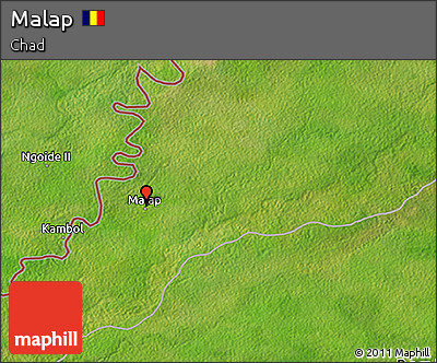 Satellite 3D Map of Malap