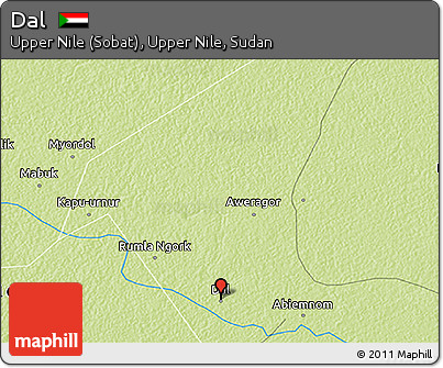 Physical 3D Map of Dal
