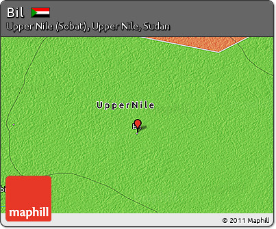 Political 3D Map of Bil