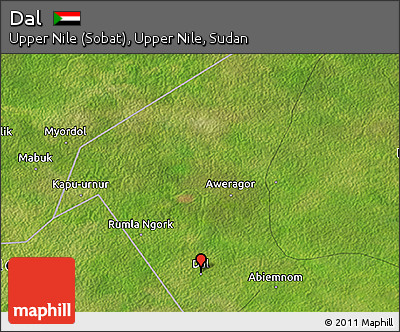 Satellite 3D Map of Dal