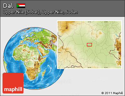 Physical Location Map of Dal