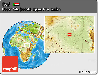 Physical Location Map of Dal