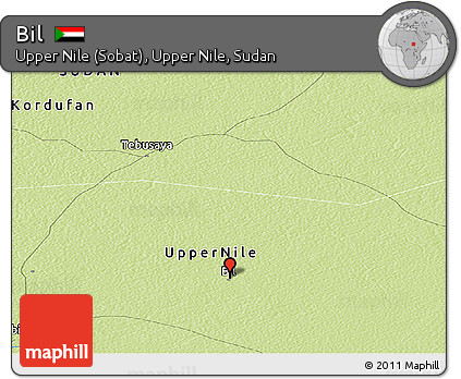 Physical Panoramic Map of Bil