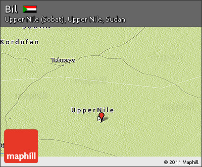 Physical Panoramic Map of Bil