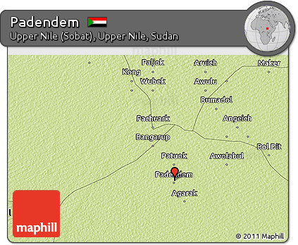 Physical 3D Map of Padendem