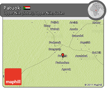 Physical 3D Map of Patuok