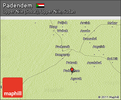 Physical 3D Map of Padendem