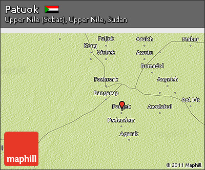 Physical 3D Map of Patuok