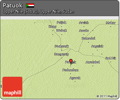 Physical 3D Map of Patuok