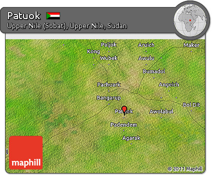 Satellite 3D Map of Patuok