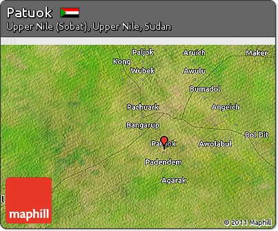 Satellite 3D Map of Patuok