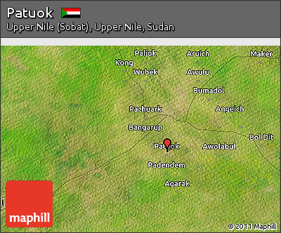 Satellite 3D Map of Patuok
