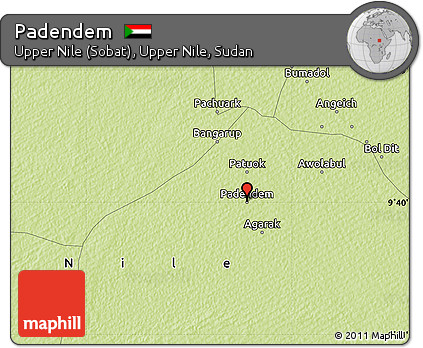 Physical Map of Padendem