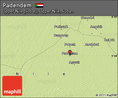 Physical Map of Padendem