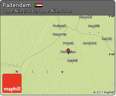 Physical Map of Padendem