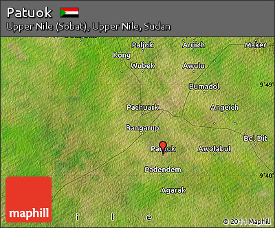 Satellite Map of Patuok