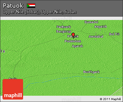 Political Panoramic Map of Patuok