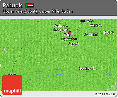 Political Panoramic Map of Patuok