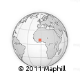 Outline Map of the Area around 9° 36' 8" N, 2° 28' 30" W, rectangular outline