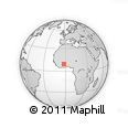 Outline Map of Wa West District Hospital, rectangular outline