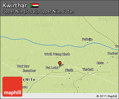 Physical 3D Map of Kwirthar