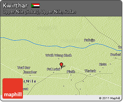 Physical 3D Map of Kwirthar