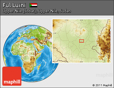 Physical Location Map of Ful Luini